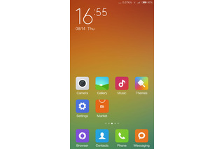中国XiaomiがAndroidベースの「MIUI 6」発表……iOS 7と類似との指摘も 画像