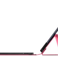 ピンク色の女性向けiPad mini用キーボード一体型ケース、13個のHotキーを搭載 画像