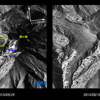 御嶽山、噴火後に新たな火孔を形成か……JAXAが衛星画像公開 画像
