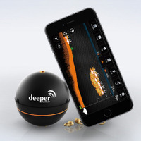 iPhoneやスマホをモニターにできるワイヤレス魚群探知機「Deeper」 画像