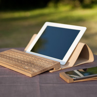 オーダーメイドで自分仕様に！ オシャレな木製Bluetoothキーボード「Board 2」 画像