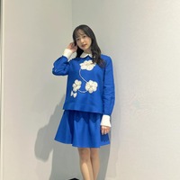 森香澄アナ、鮮やかなブルーの衣装を公開！レアな姿にファンから「似合ってる！」との声続出 画像