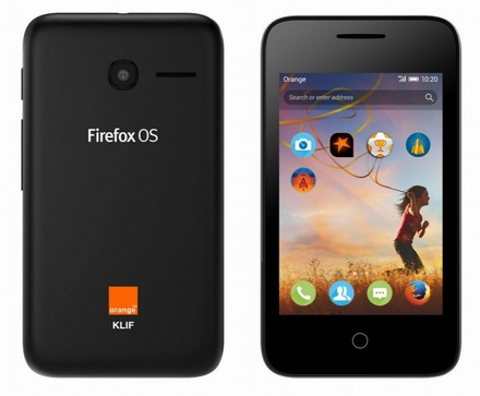3G Firefox OS新スマホ「Orange Klif」の外観