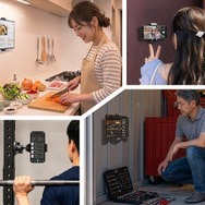 ハクバ、耐荷重30kgの磁石で固定するスマホ・タブレットホルダー発売