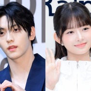 TXT・スビン＆IVE・レイ、雨の中で“相合傘”?!映画の名シーン再現に共演者胸キュン