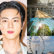 新たな“聖地”に？BTS・JINの新曲MV、撮影されたのはシンガポール各地の名所…現地政府観光局とコラボ