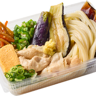 丸亀製麺、テイクアウト限定で「揚げ茄子と豚しゃぶうどん弁当」を本日新発売！