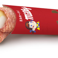 マクドナルドが不二家がコラボ！ ペコちゃんマークの「ミルキーパイ」など3種が7月2日より販売