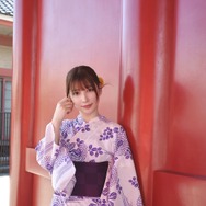 雪平莉左、神社での“浴衣美人ショット”にファン「似合い過ぎる」「浴衣姿最強すぎ！」