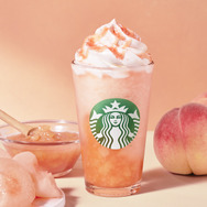 スタバ新作「ヘブンリー ピーチ フラペチーノ」8月1日より登場