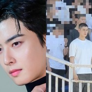 “丸刈り”チャウヌの入隊現場を目撃　息子を見送る母親が思わず目を奪われたビジュアル「息子、ごめんね」