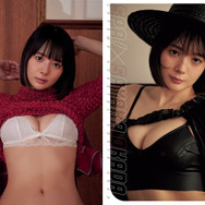 プロ雀士・岡田紗佳、たくし上げたニットから美バスト披露！