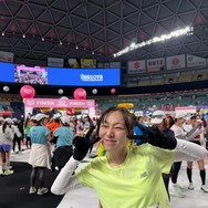 須田亜香里、人生初のフルマラソン完走！「思ったより早いゴールでびっくり！！」
