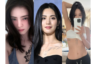 また復活？ ハン・ソヒの骨盤に…入れても消しても騒がれるスターのタトゥー　熱愛説の“根拠”とされたことも 画像