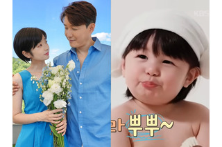 “18歳年下の日本人妻”と結婚の韓国俳優、BTSメンバー似で話題の息子が広告撮影に挑戦！ 画像