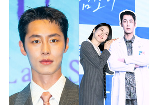 兵役中なのに会場に登場!? 俳優イ・ジェウク、主演ドラマ制作発表会に“等身大パネル”で参加 画像