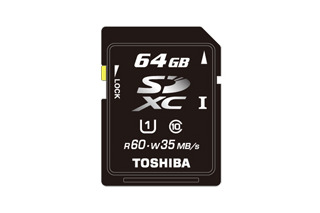東芝、64GBのSDXCカードを発売開始 画像