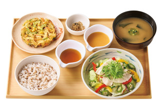やよい軒、夏野菜ゴーヤー入りの行事食「夏越ごはんと豚しゃぶの定食」16日より発売！ 画像
