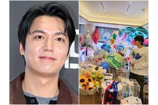 足の踏み場もないほど大量！イ・ミンホ、世界中のファンからの誕生日プレゼントを公開「Thank U」 画像