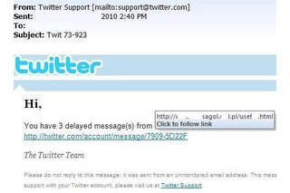 Twitterユーザに対するフィッシング攻撃が拡大 ～ マカフィーが注意喚起 画像