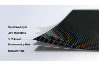 Samsung、折りたたみディスプレイ新技術「Flex Titanium」発表 画像