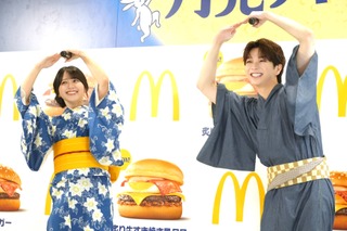 M!LK・塩﨑太智、=LOVE・佐々木舞香が和装姿で登場！塩﨑が“切実な悩み”を告白 画像