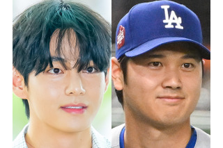 BTS・V＆大谷翔平の夢の対面から1年！MLB公式、伝説の始球式を再び公開「ビートルズ級の歓声」 画像