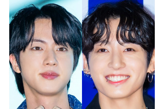 「おでこが半分だね」BTS・JIN&JUNG KOOK、“兄弟感”満載のお茶目ショットにほっこり 画像
