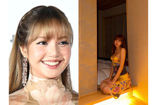 「和が似合う」BLACKPINK・リサが京都へ！和室で豪華なワンピース姿を見せ、優雅に 画像