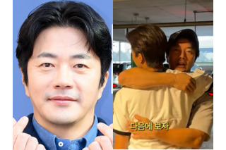 背はいつの間にか父を越え…俳優クォン・サンウ、そっくりの息子と熱い抱擁を交わす 画像