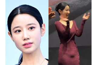 目立つ恥骨の膨らみにネットがざわつき…元アイドルの韓国女優本人がコメント「遅れて知った」 画像