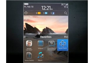 RIM、BlackBerryの新OS「BlackBerry 6」の動画を公開 画像