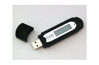 ソリッドアライアンス、液晶ディスプレイ搭載のUSBメモリ「ELEVE LI 1000」 画像