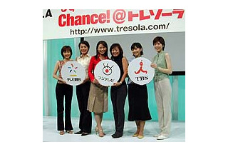 TBS・フジ・テレ朝の人気TV番組BB配信サービス「Chance!＠トレソーラ」9/1スタート。人気女子アナが日替わりでオススメ番組を紹介 画像