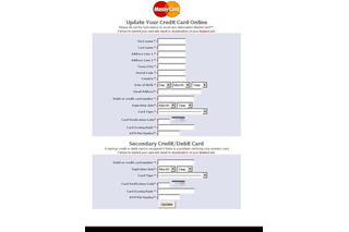 MasterCardを騙るフィッシングメール＆サイトが登場 画像