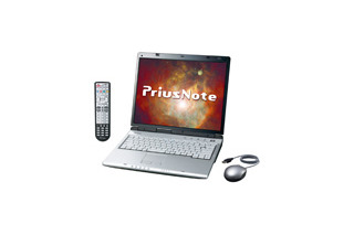 日立、Prius Noteの2006年春モデルを発売　TVチューナー搭載モデルと無線LAN搭載モデル 画像