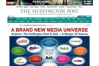 AOLがリベラル系ニュースサイト「ハフィントンポスト」を買収 画像