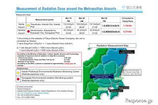 【地震】海外航空船舶の日本回避に英文ウェブページ 画像