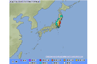 【地震】多発する余震、昨日から60回以上を記録 画像