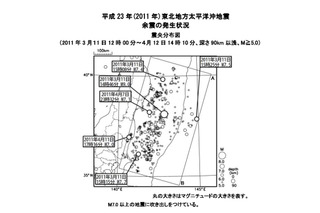【地震】17日までにM5.0以上の余震10～20回……気象庁予測 画像