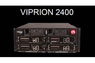 【Interop Tokyo 2011（Vol.5）】F5のブレード搭載型ADC「VIPRION 2400」……より幅広いユーザー層へ 画像