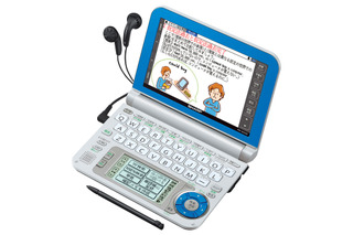 シャープ、タッチペン操作と多彩な機能の高校生用電子辞書……135の学習コンテンツを搭載 画像