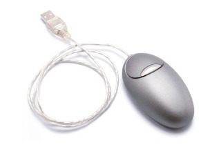 フォーカルポイント、2つのボタンで4つのクリック操作ができるUSBマウス「MiniPRO マウス2」 画像