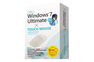 マイクロソフト、限定版マウスや窓辺ななみの特典が付属するDSP版「Windows 7 Ultimate」 画像