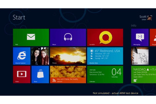 iPadの最強のライバルとなるか、ARM版Windows 8の概要発表！ 画像