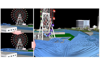 富士通と東北大、津波シミュレーションの共同研究を開始……被災メカニズムを解明 画像