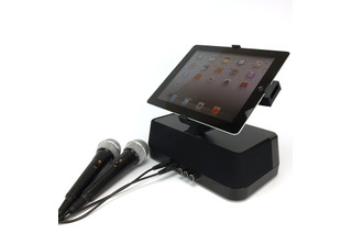 カラオケや会議に利用できるiPad 2専用スピーカー……エコー効果機能も搭載 画像