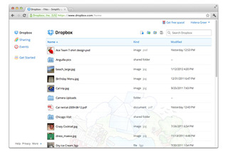 Dropboxがウェブ版のデザイン一新、写真の閲覧も可能に 画像