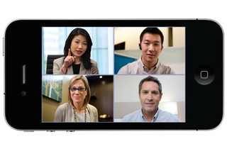 ポリコム、iPhone 4S向けにビデオ会議システム対応アプリを提供  画像