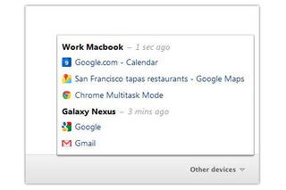 Google、Chrome 19のベータ版登場、複数PCでタブ同期が可能に 画像